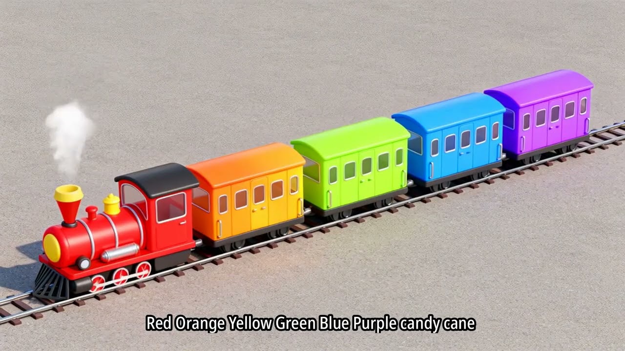 The Color Train 🚆 Learn Colors with Music
