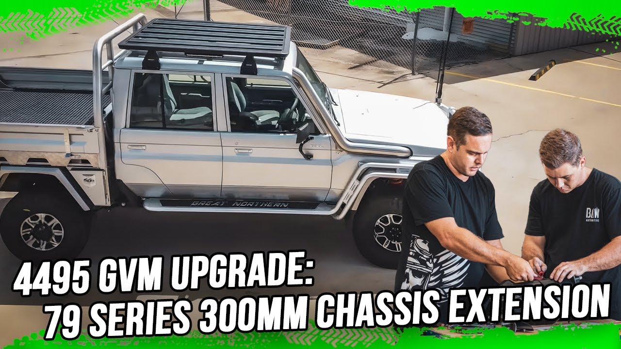JMACX 4495 GVM Upgrade & 300mm Extension: Best Touring Chassis for 79 Series