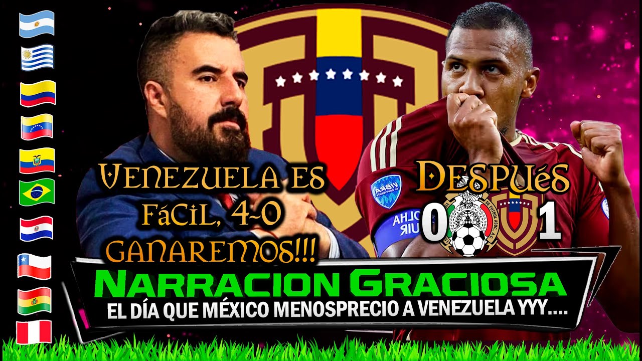 El DÍA que MÉXICO MENOSPRECIÓ a VENEZUELA peeerooo se topó con el KARMA 🔥 REACCIONES GRACIOSAS 🏆