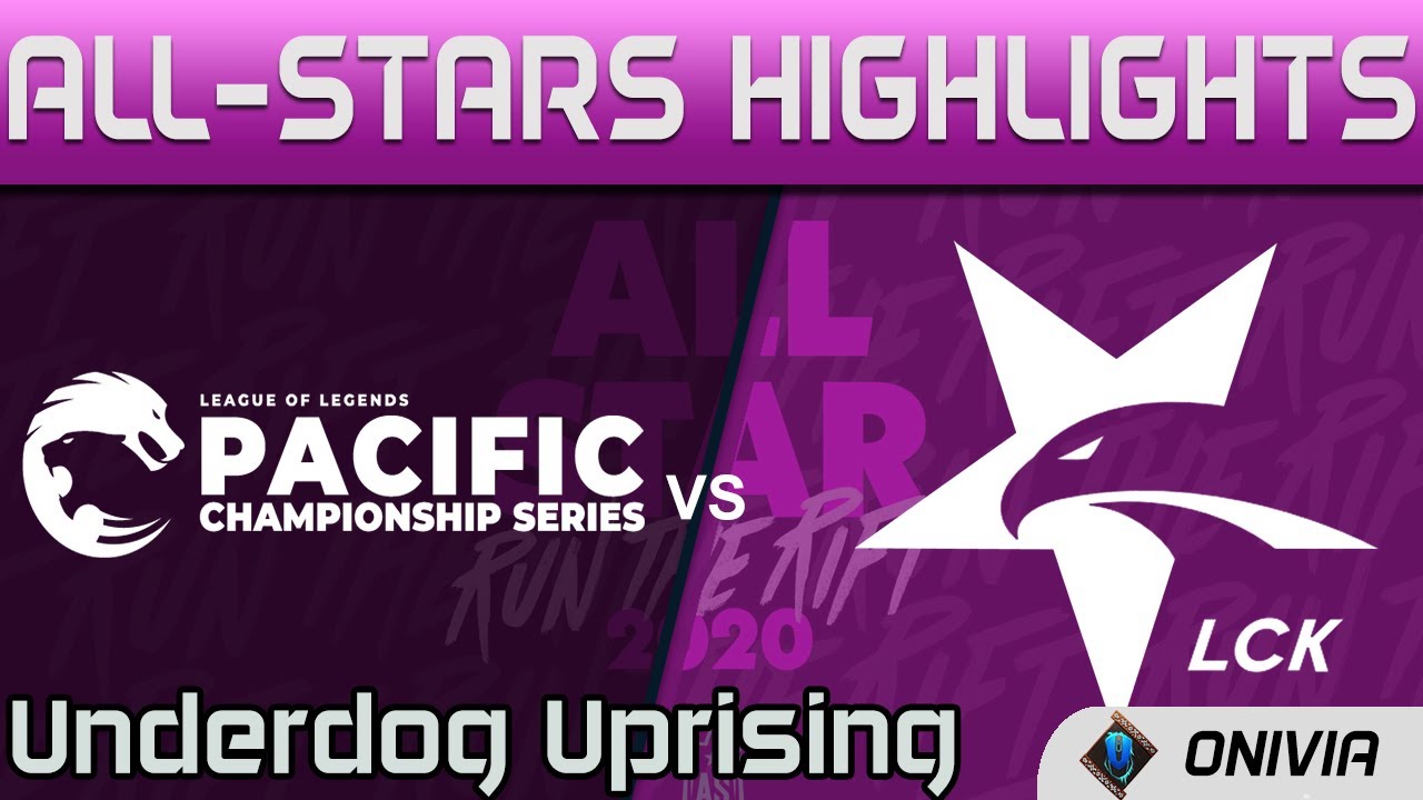 PCS vs LCK Highlights Underdog Uprising LoL All Stars 2020 by Onivia