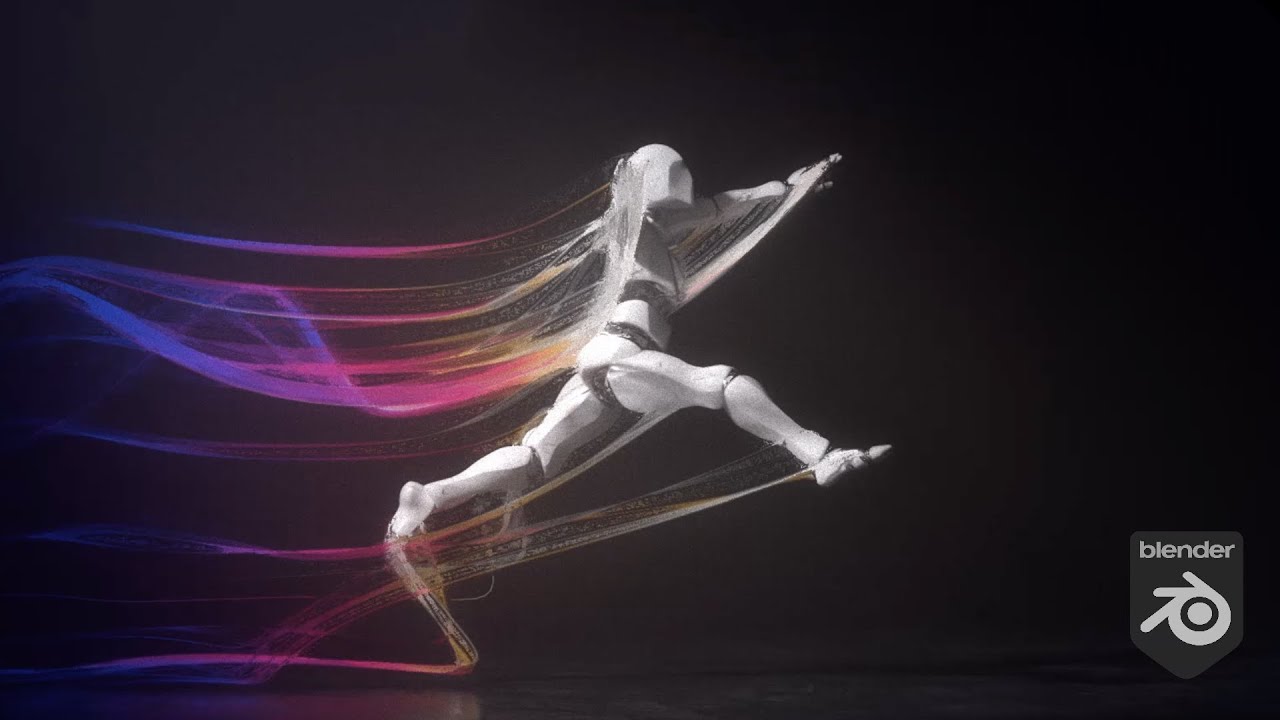 Making motion trails in Blender