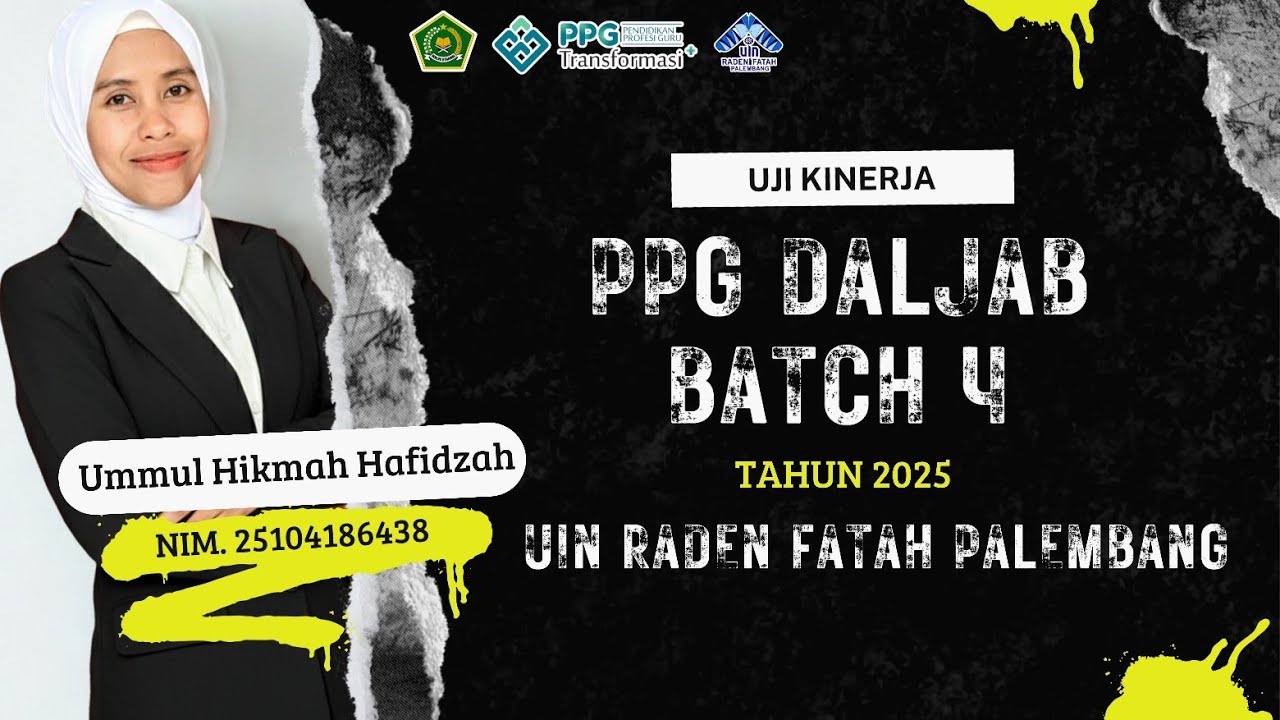 Video UKIN PPG Daljab Kemenag Batch 4 2025 - LPTK UIN Raden Fatah Palembang | Bahasa Arab | Qira'ah