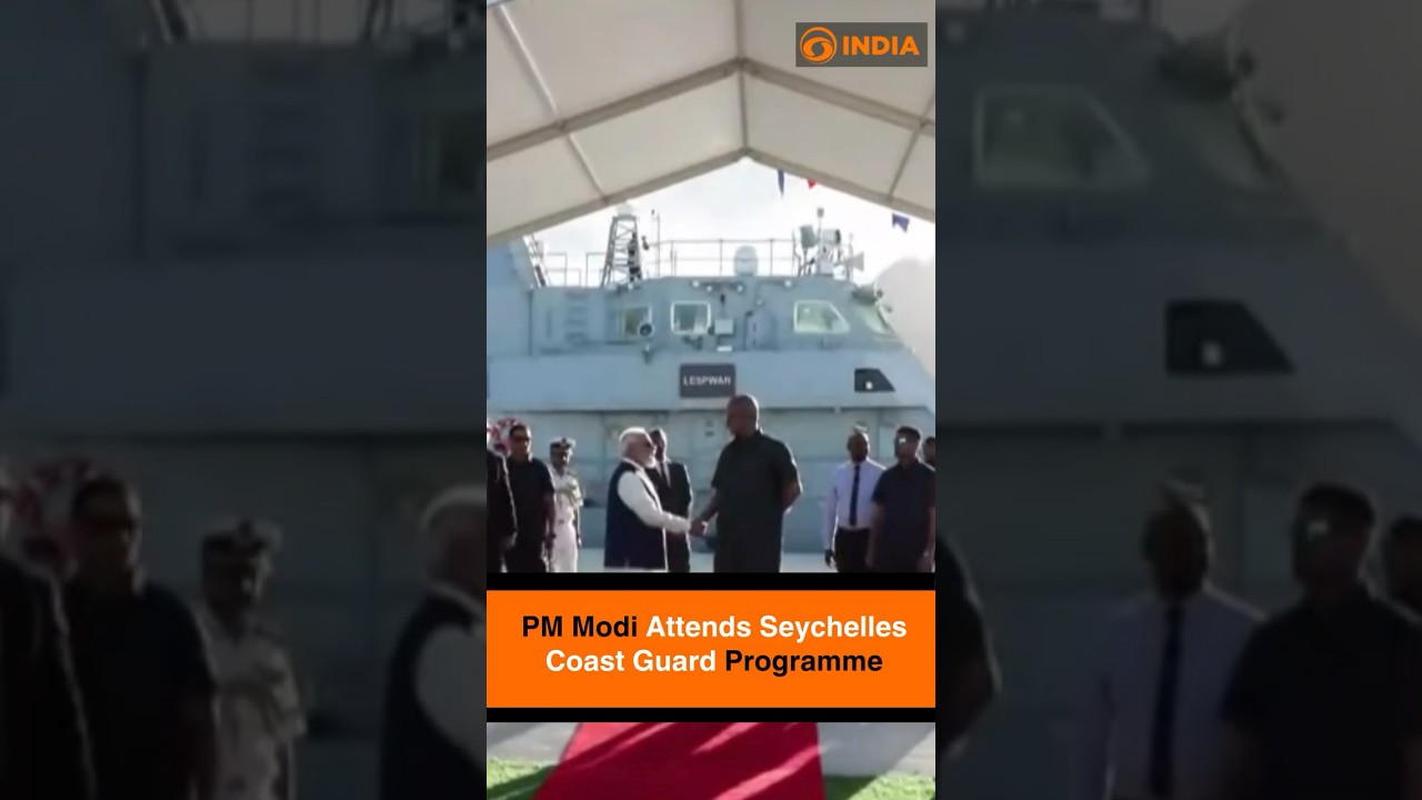 Премьер-министр Моди принял участие в мероприятии Береговой охраны Сейшельских островов