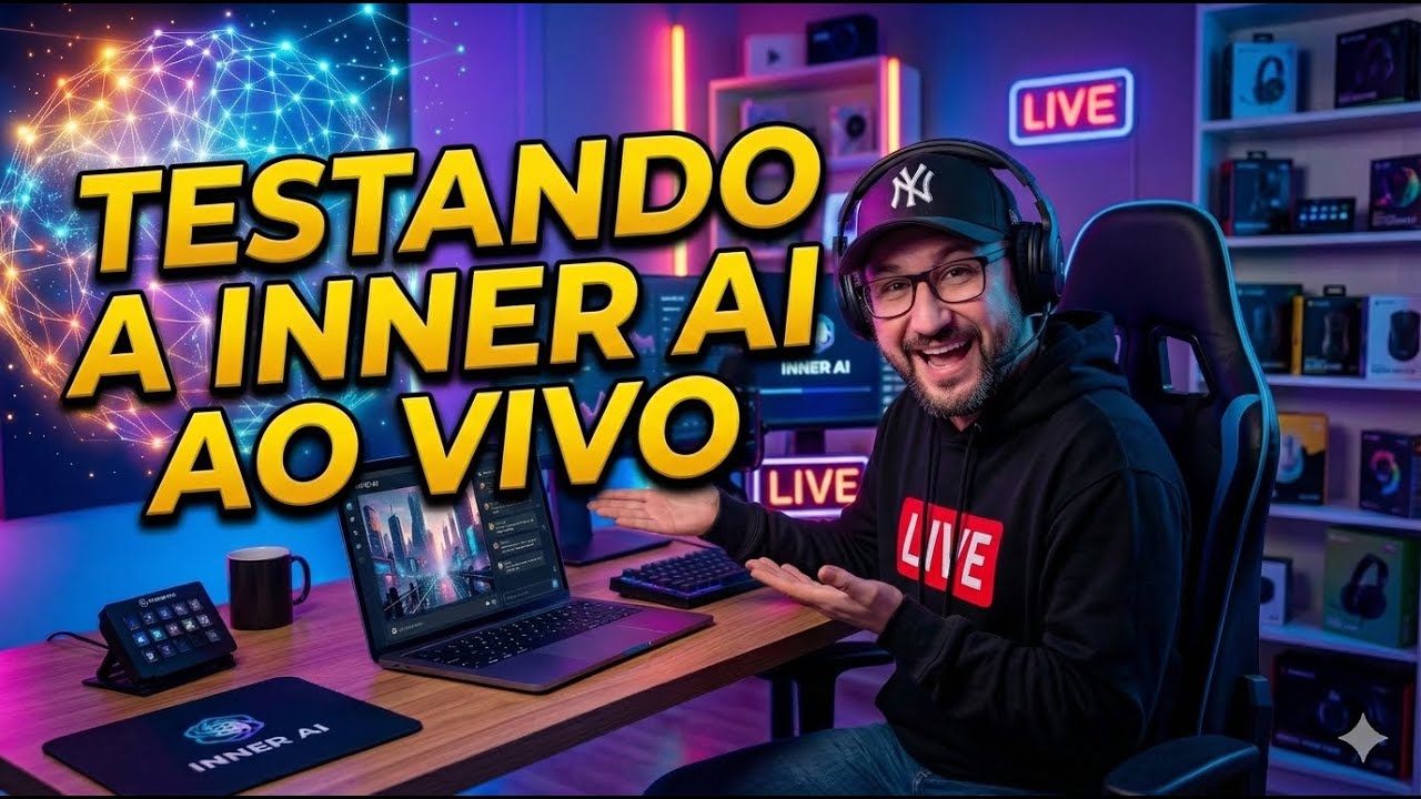 Testando a INNER AI ao Vivo - As Melhores IA's ao seu Alcance!
