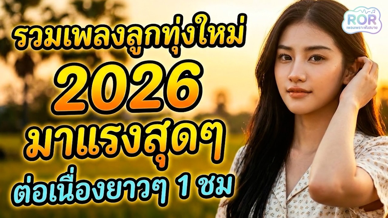 รวมเพลงลูกทุ่งใหม่ล่าสุด มาแรง!! 2026 🎼 เพราะจัด ฟังยาว