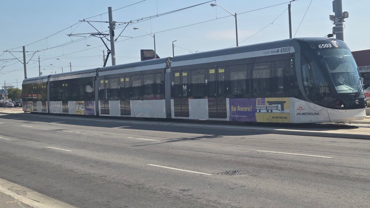Finch West lrt final testing stage (now open as of December 7th 2025)