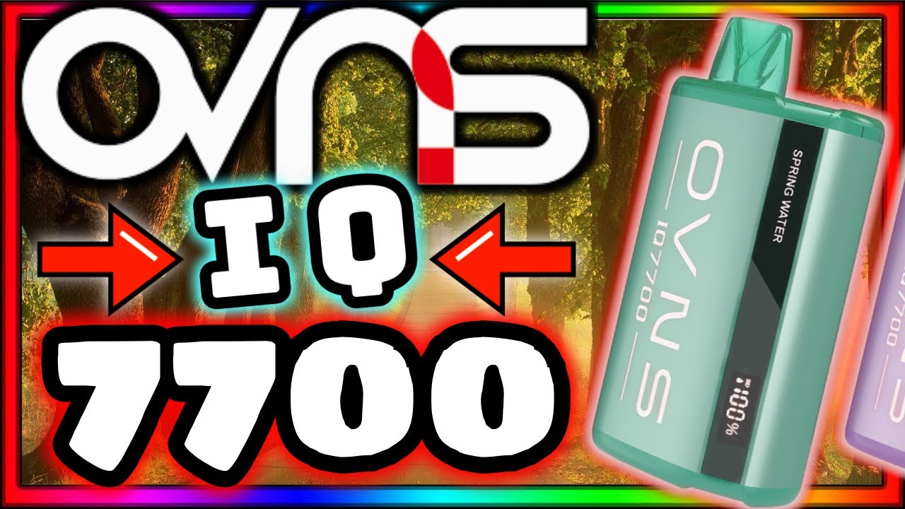 OVNS IQ 7700 Puffs | Apple Peach | Review