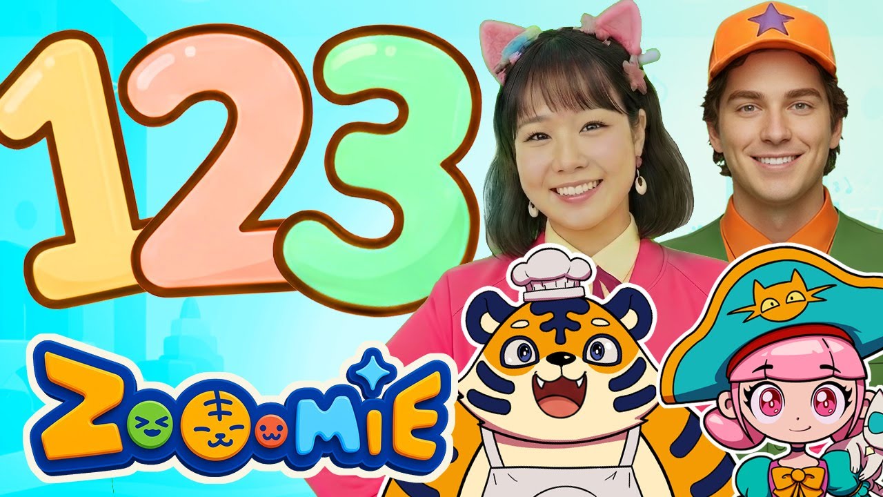 Learn Numbers 1–10 | Fun Counting Song for Toddlers with your Zooomie Friends | Episode 02