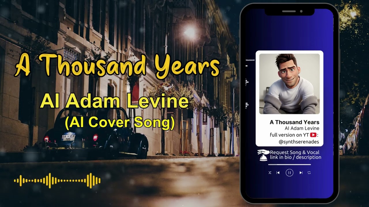 A Thousand Years - AI Adam Levine (AI Cover Song)