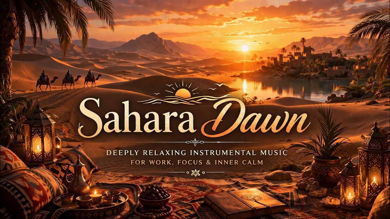 Sahara Dawn | Deep Relaxation , Work ,Study & Focus Instrumental Music