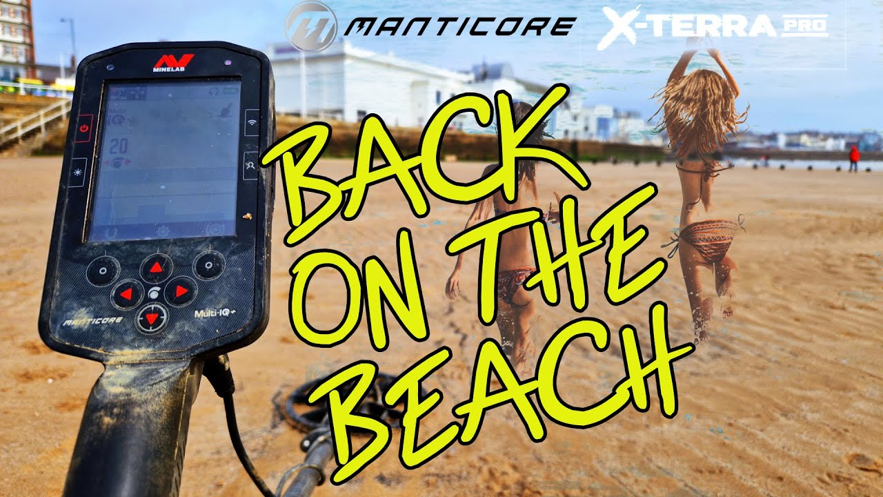 Beach Metal Detecting. NEW BEACH for the MINELABS