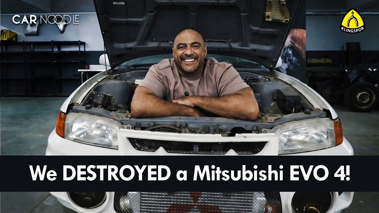 We DESTROYED a Mitsubishi EVO 4!