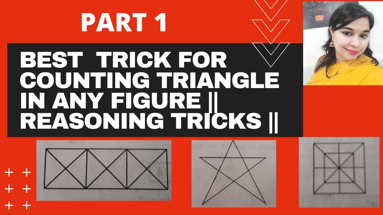 Best  trick for counting triangle in any figure|| Reasoning Tricks|| PART 1