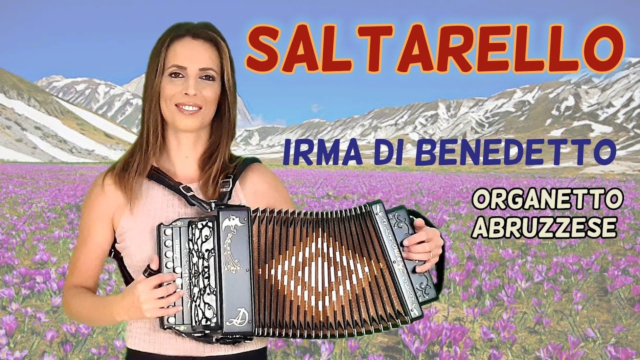 SALTARELLO ABRUZZESE (Popolare) IRMA DI BENEDETTO - Organetto Abruzzese Accordion