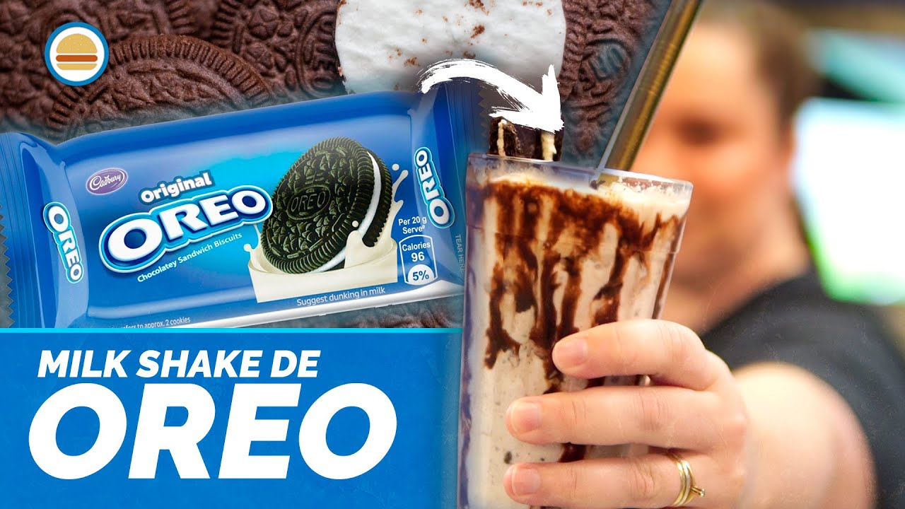 MILK SHAKE DE OREO COM CREME AMERICANO | Hambúrguer Perfeito
