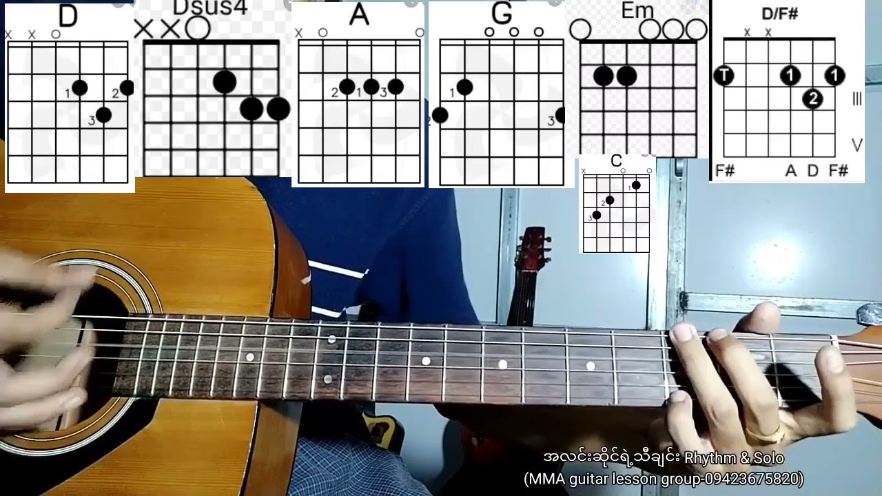 အလင်းဆိုင်ရဲ့သီချင်း Guitar Lesson