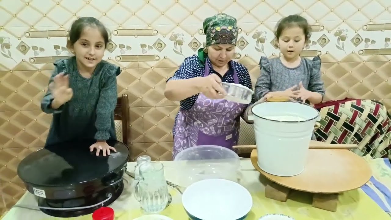 🔴Ət və Boranı qutabı bişirdim və Lobyoa yeməyi hazırladım#borani#azərbaycanmətbəxi#qutab#lobya#food