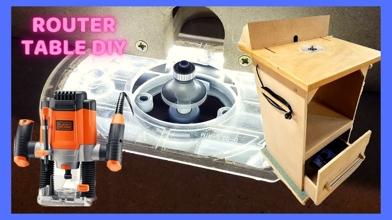 Table à défoncer router LED   free plans