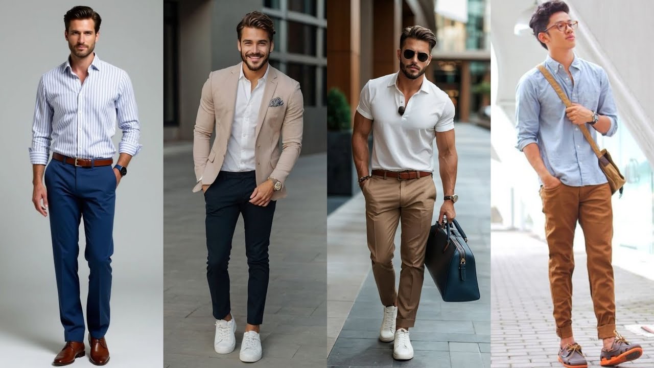 MODA MASCULINA! COMO VESTIR PARA IR A LA OFICINA / ESTILO BUSSINES CASUAL 2025