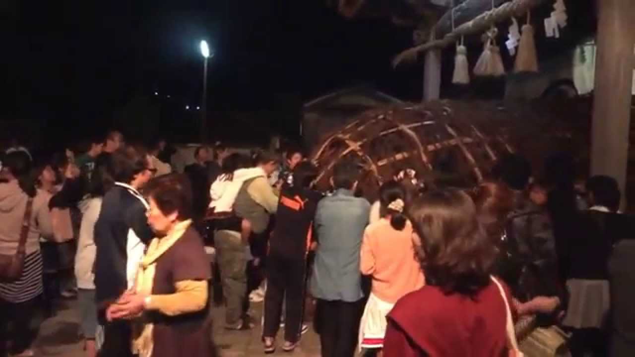 平成26年 明浜町　お祭り　賀茂神社　還幸