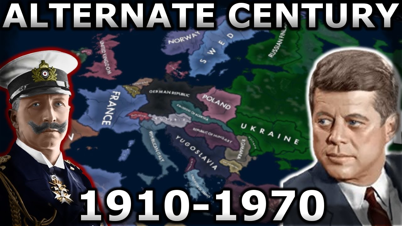 60 Years Mega Century Timelapse | WW1 WW2 Cold War [HOI4]