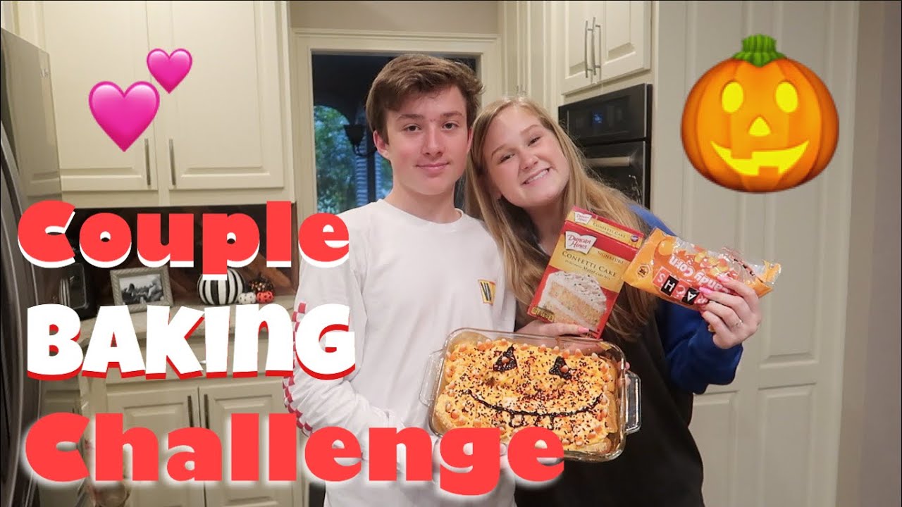 COUPLE HALLOWEEN BAKING CHALLENGE!!!