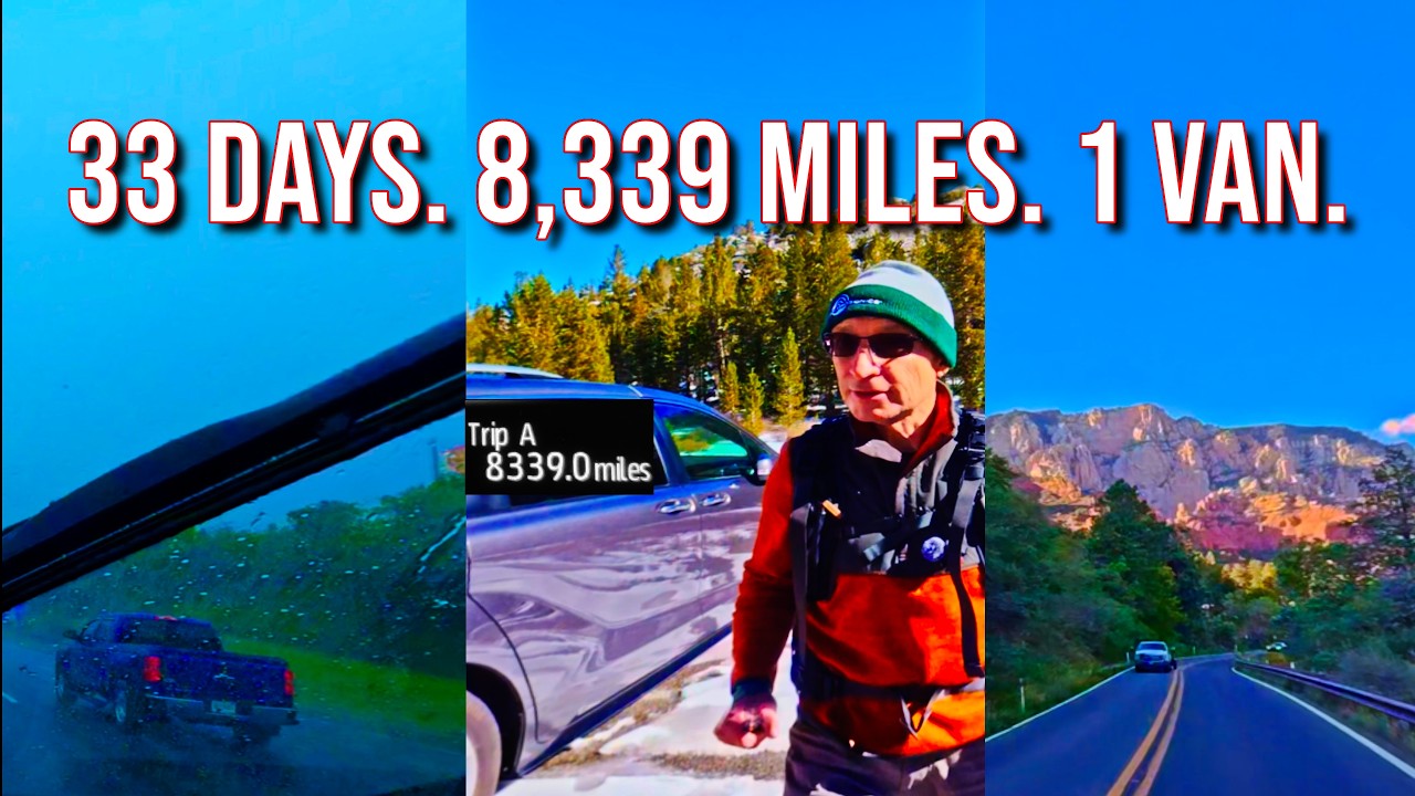 8,339 Miles Solo 33 Days Living in a Van Across America