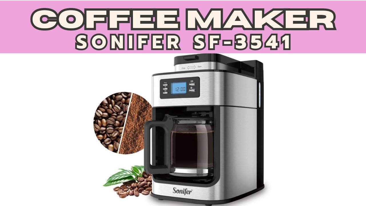 How to use Sonifer SF-3541 Coffee Maker/Grinder? || 2-in-1|| Kitchen must have