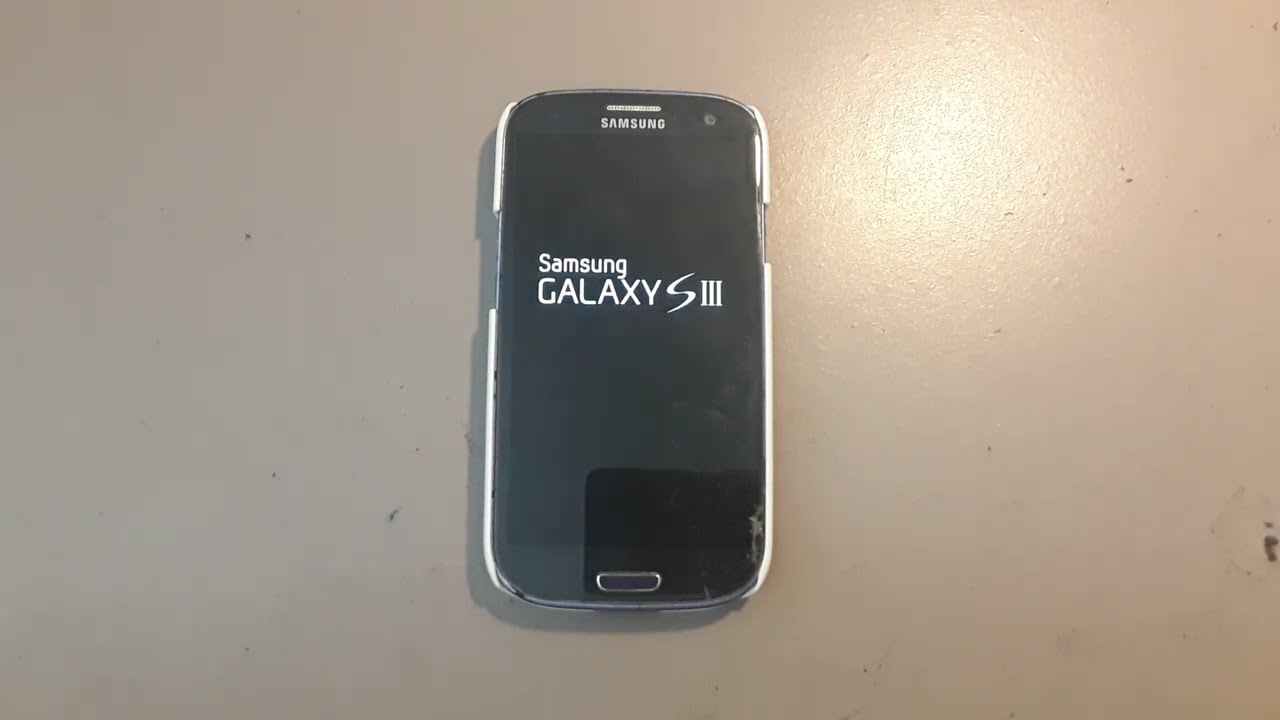 Samsung Galaxy S3 Sprint startup and shutdown