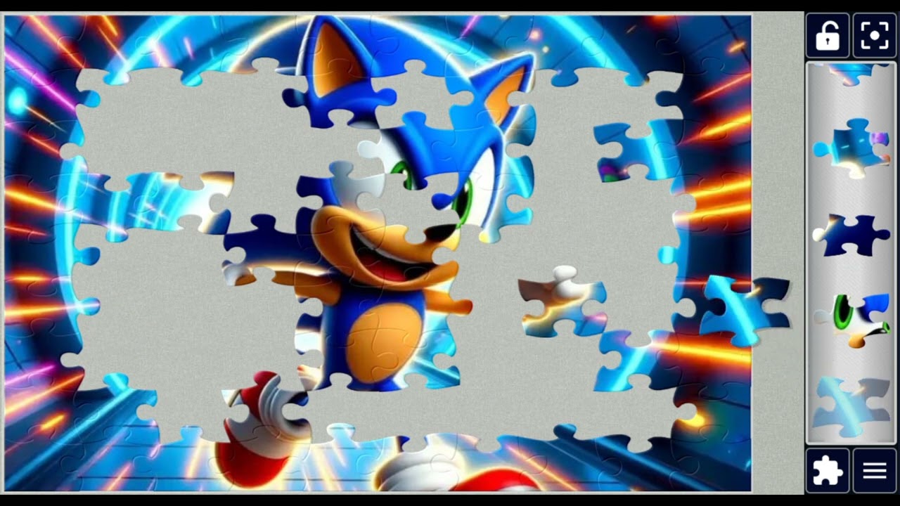 Sonic Blast Through the Neon Portal #Sonic #Neon #Speed 🚀🎮 @puzzlemaster1034