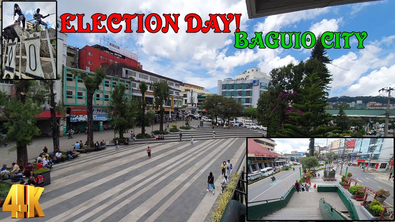 Baguio Walking Tour During Election Day | Baguio Overpass | Baguio Public Market | #SaBaguio |4K UHD