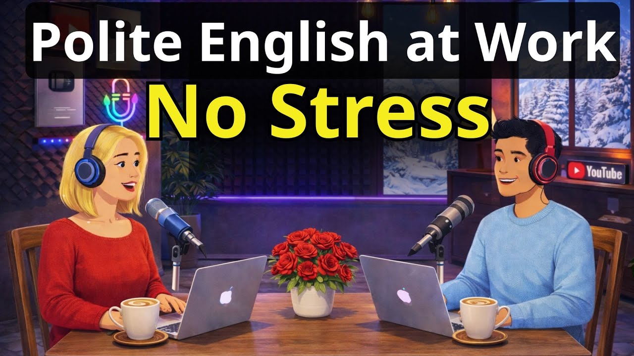 Polite English at Work – No Grammar Stress | English Podcast