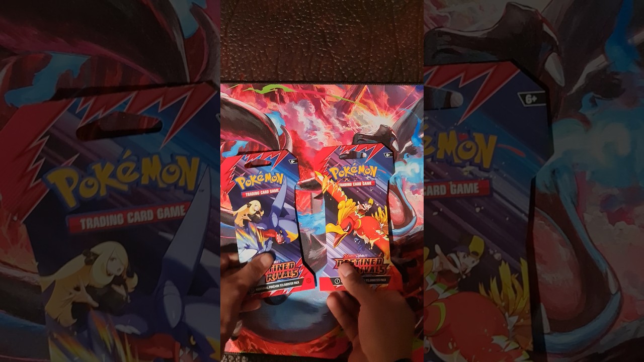 opening Pokémon Destined Rival packs