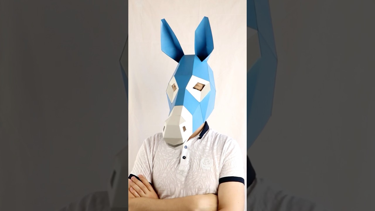 DIY Donkey Mask in minutes! 