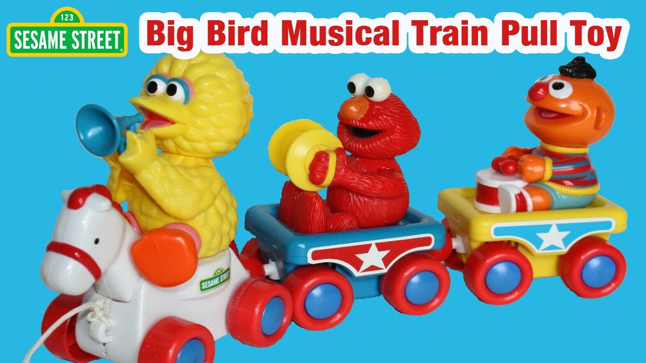 Sesame Street Pull Toy Train - Pull along musical toy