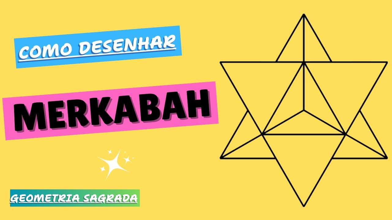Как нарисовать Меркабу | Учебное пособие по сакральной геометрии