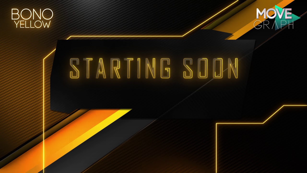 Offline Screens for Twitch &bull; YELLOW Pack