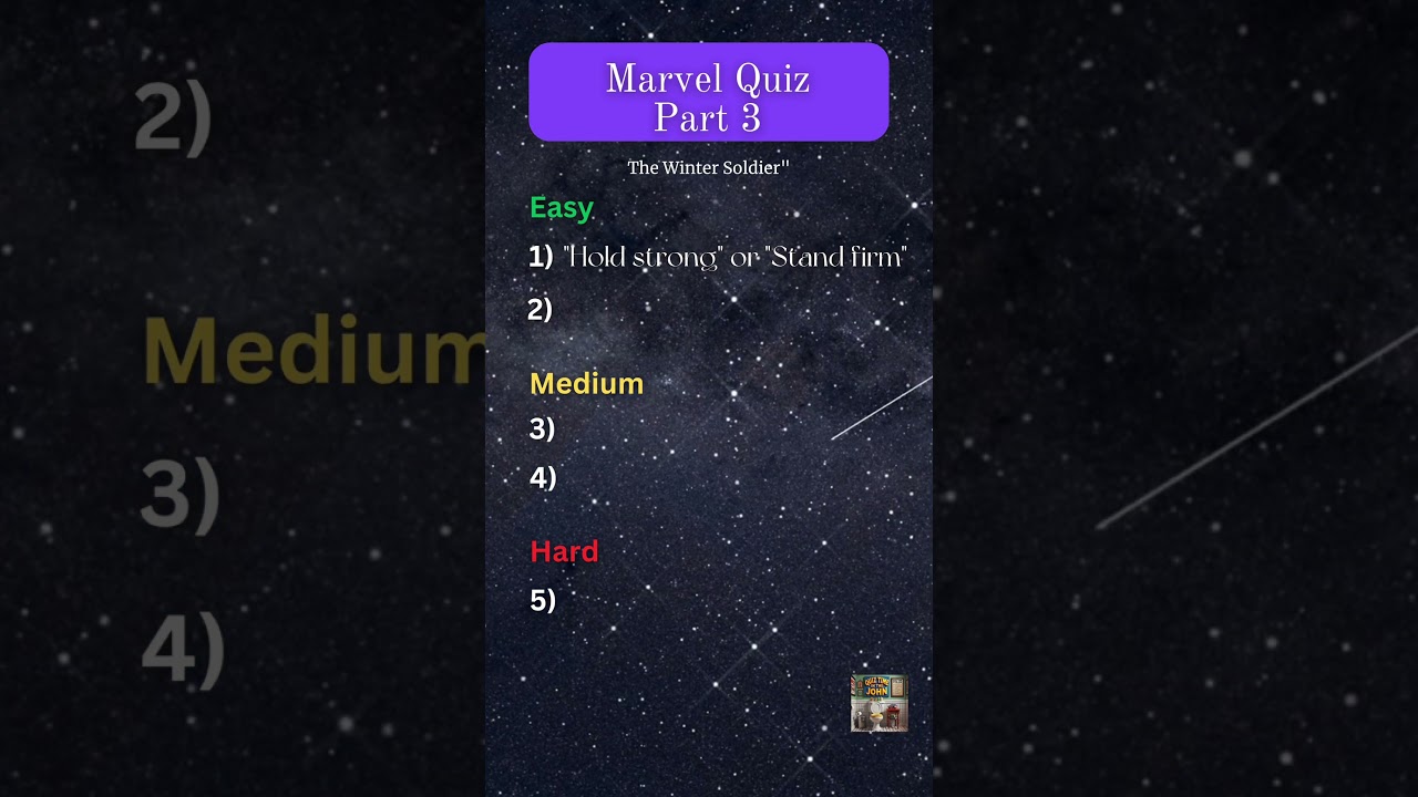 Marvel Quiz Part 3 🦸 Do you know the Marvel Universe? 💪 #short #viral #laugh #usa #trend #marvel