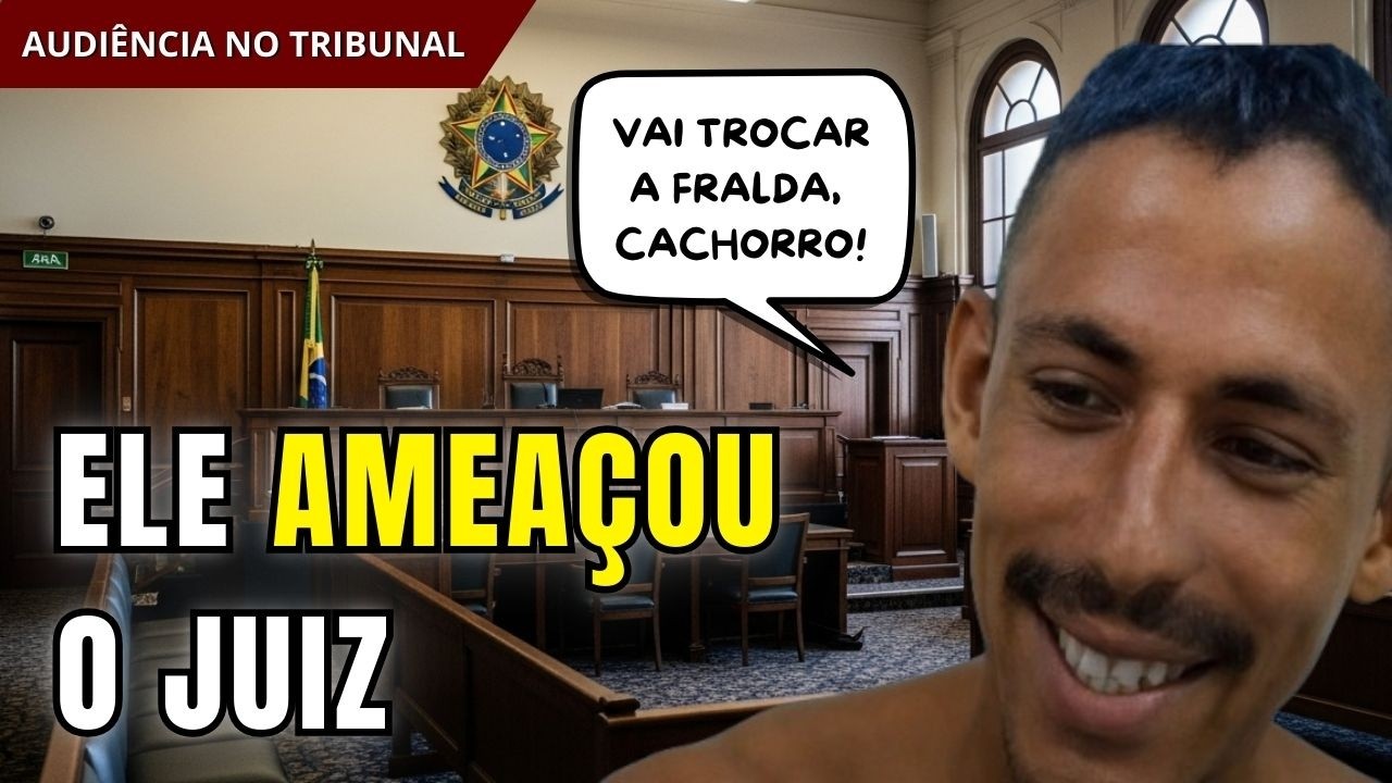 TRIBUNAL DO JÚRI: Réu AMEAÇA juiz e diz que é PIOR QUE BEIRA-MAR!