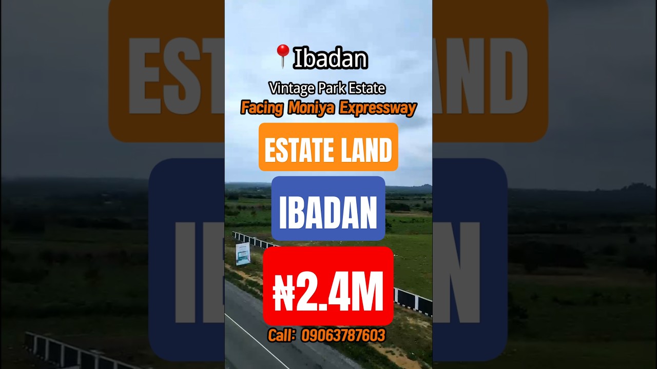 LAND FOR SALE IN IBADAN: ☎️+2349063787603