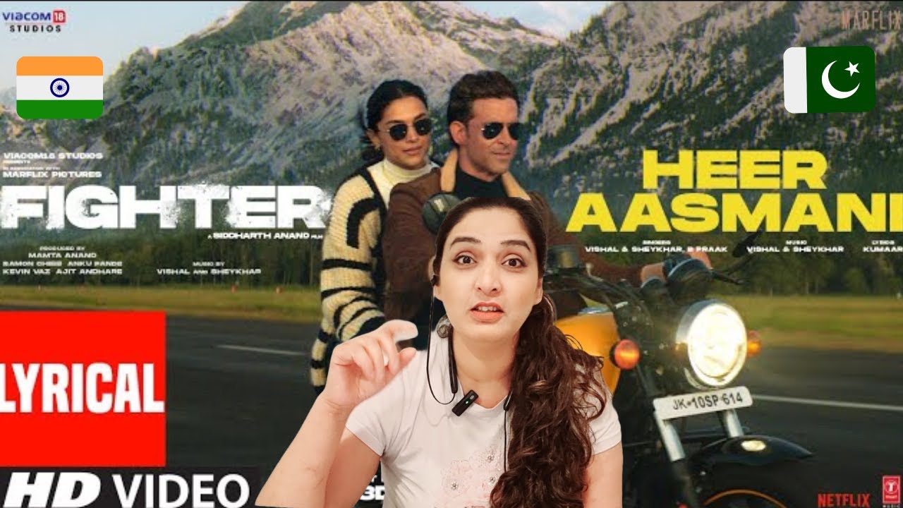 Pakistani reaction on HEER AASMANI SONG BY FIGHTER movie | reaction on  HIRITIK ROSHAN |DEEPIKA