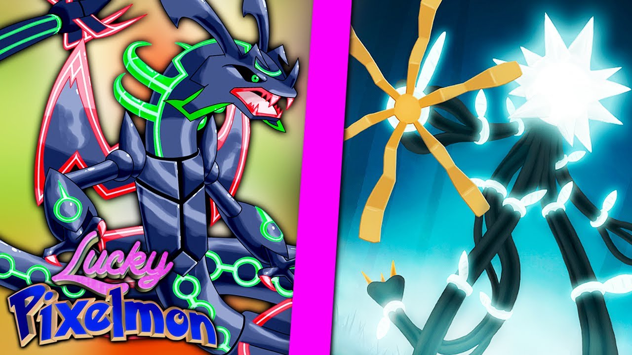Minecraft LUCKY PIXELMON REVERSO - SHADOW RAYQUAZA vs XURKITREE ! O LENDÁRIO INVENCÍVEL !!