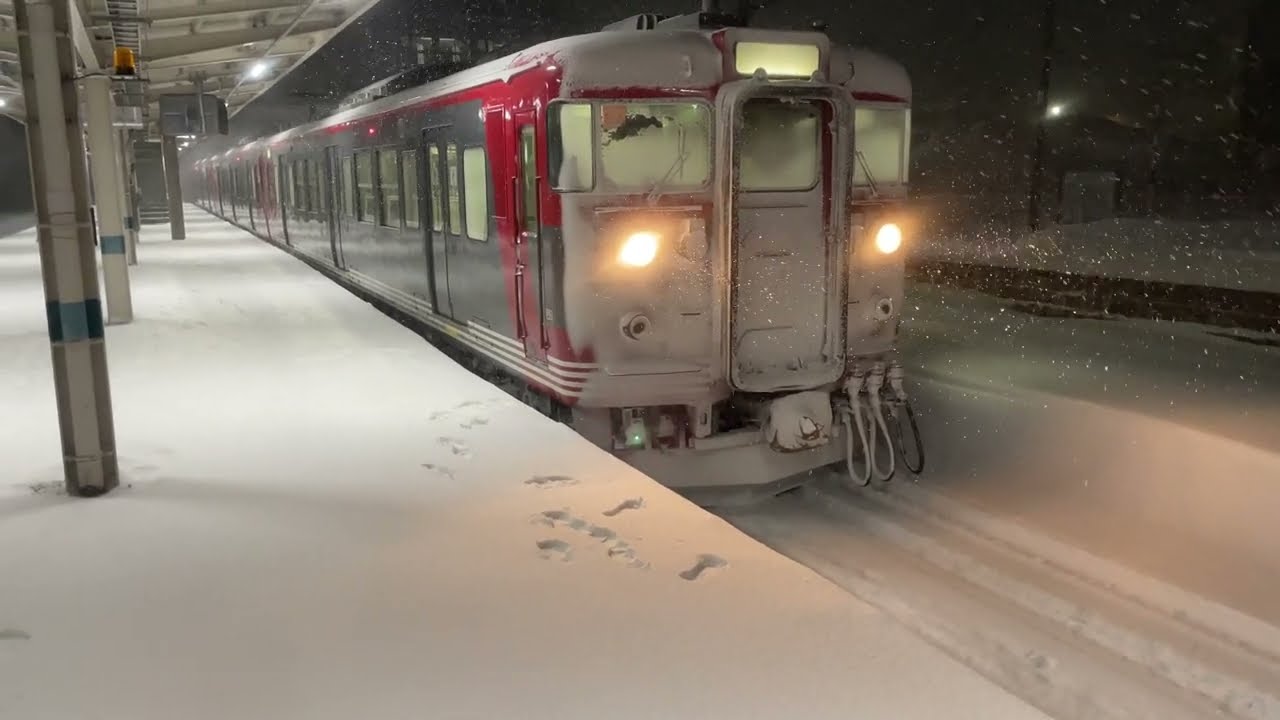 【突発的運休 ②】 2026.02.08撮影 しなの鉄道115系 S1編成 黒姫駅 しなの鉄道色しか 入線しない様です