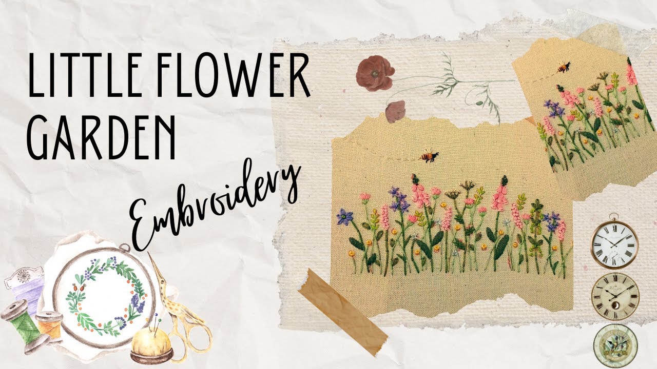 Little Flower Garden Embroidery