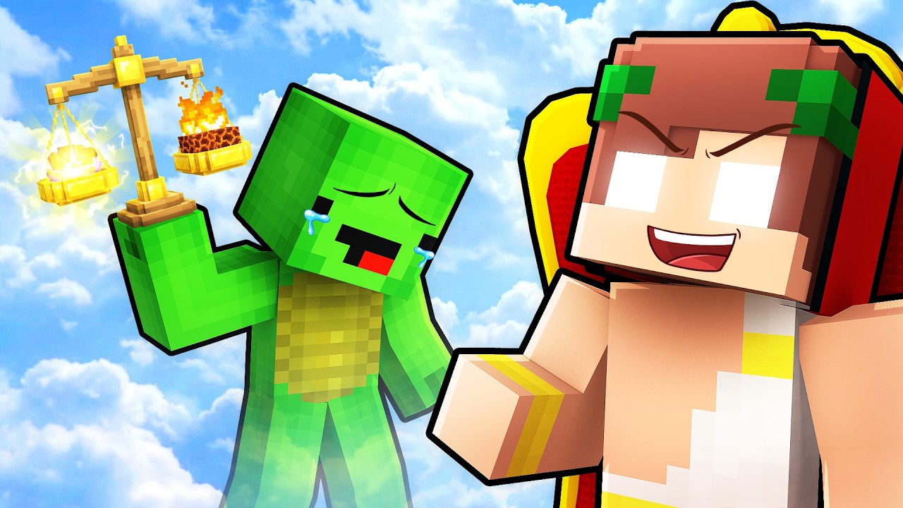 JJ Desides Mikey’s Fate as a GOD in Minecraft (Maizen)