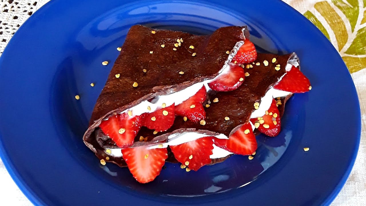 Crepe de Cacau |vegan| | sem glúten|  |sem açúcar|