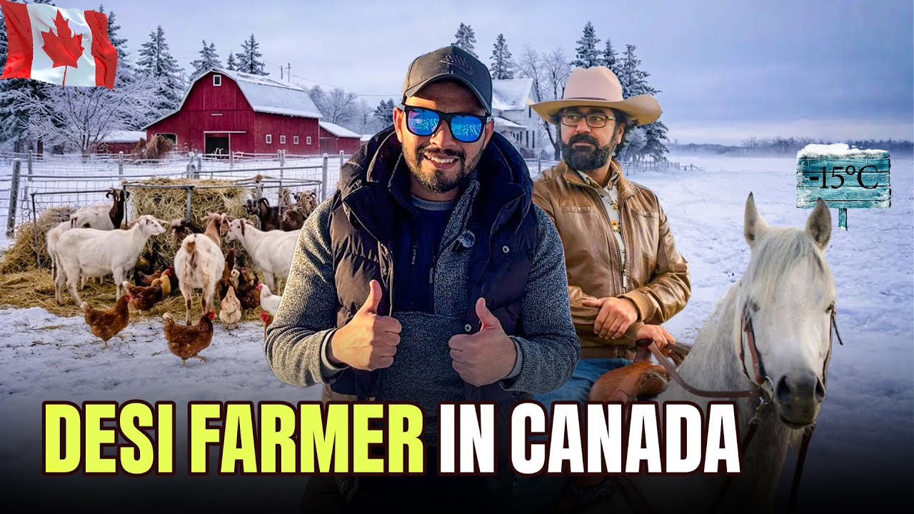 Провела день с пакистанским фермером в Канаде 🇨🇦🇵🇰 | Приготовление пищи в походных условиях при т...