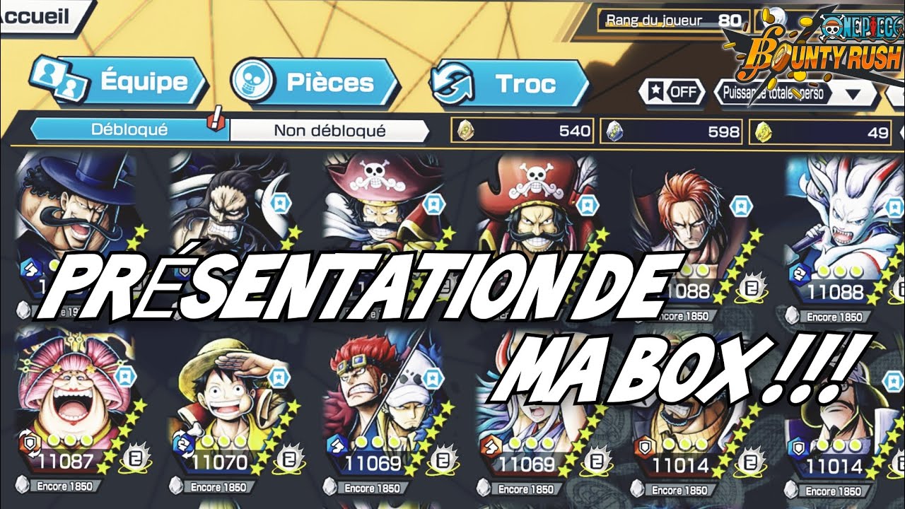 MA BOX APRÈS LE 5ÈME ANNIVERSAIRE !!! | ONE PIECE BOUNTY RUSH