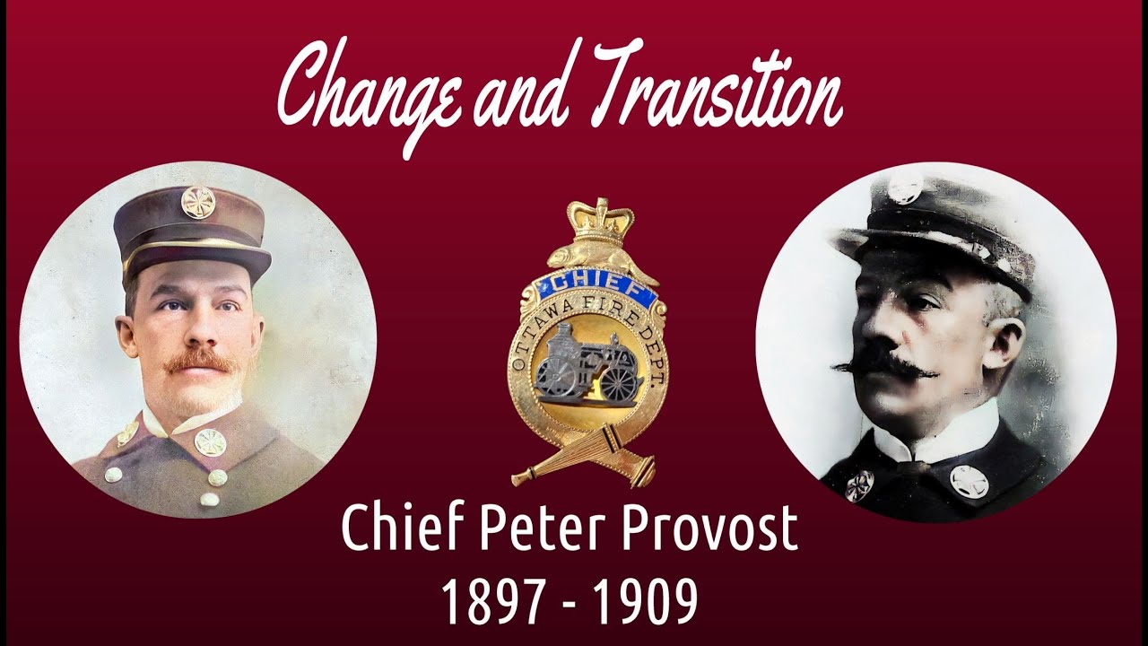 ACCEPTING CHIEF PETER PROVOST AND DISTRICT CHIEF FABIAN PROVOST'S CHIEFS BADGES