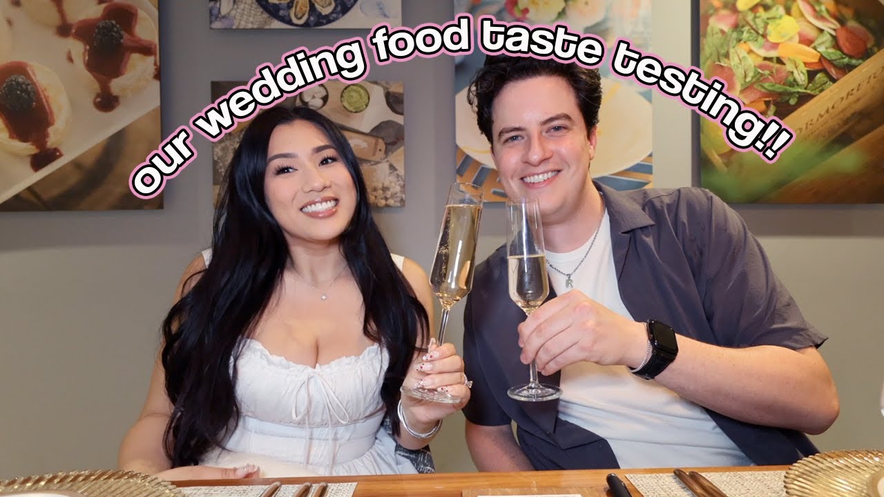 OUR WEDDING FOOD TASTE TESTING!! Picking Our Wedding Food!